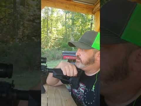1200 yards with a Faxon firearms 16 inch AR10