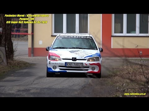 Pacholarz Marek / Rzeszowski Łukasz - Peugeot 106 - KJS Super OeS Sękowa 03-03-2019