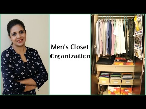 Men's Closet Organization - How To Organize Men's Clothes