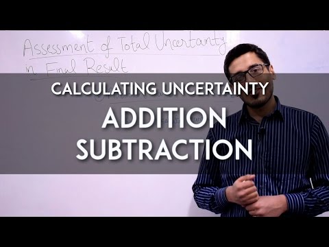 Calculating Uncertainty 2 - Addition and Subtraction