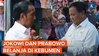 Momen Jokowi dan Prabowo Beli Peci hingga Baju Koko di Kebumen