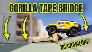 CAN DUCT TAPE BRIDGE CAN BE USED FOR CRAWLING - INDOOR RC PROJECTS