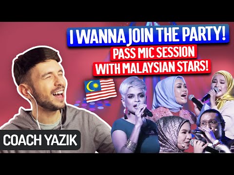 YAZIK reacts to PASS MIC SESSION - Aina Abdul, Liza Hanim, Ernie Zakri, Tuju, Jaclyn Victor