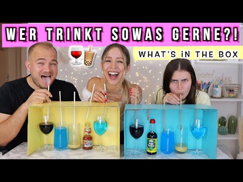 WHAT'S IN THE BOX CHALLENGE 📦🥵 DRINKING EDITION mit Raphi und Tami - Cali Kessy