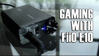 Video thumbnail for Fiio Olympus E10 Headphone Amp & DAC for Gaming? by randomfrankp