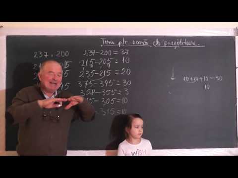 Lectia 1354 Comparam 2 numere de trei cifre Calculam diferenta lor Ordonam 3 numere date - Clasa 0