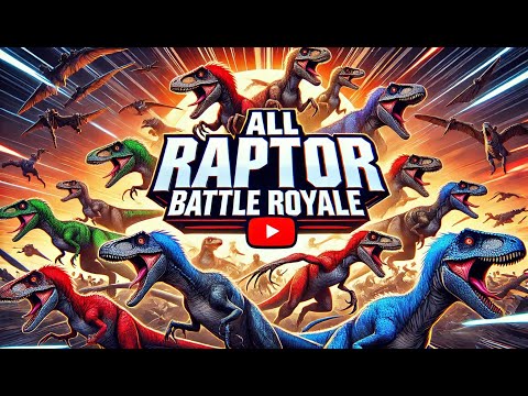 All Raptor Battle Royale | #jurassicworldevolution2