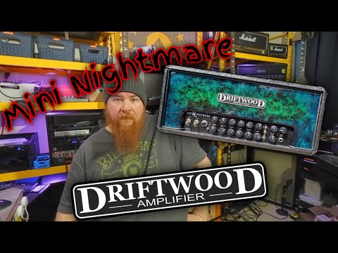 Driftwood Mini Nightmare 45W — German Boutique High-Gain Head w/ 6L6, Gate, OD, FX Loop — Mint image 2