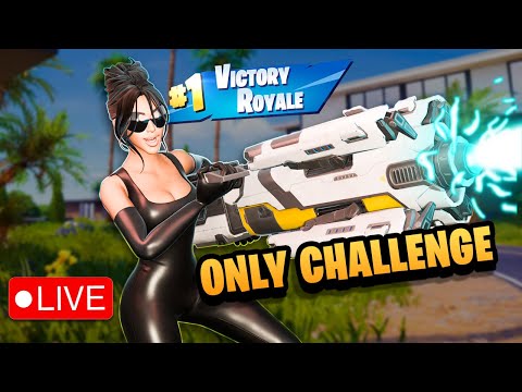 🔴LIVE! Arc-Lightning Gun ONLY Challenge! PART 2 (Fortnite Chapter 7 Livestream)