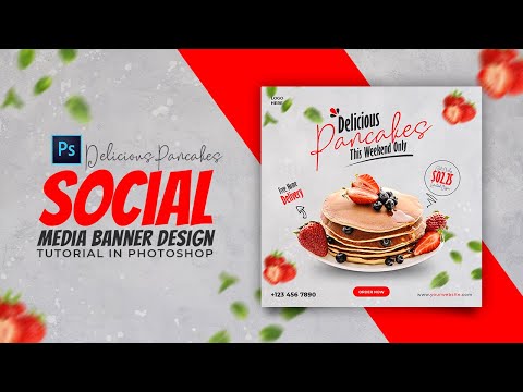 How to Design Furniture Social Media Banner Adobe Photoshop Tutorial Speed Art Grafix Mentor