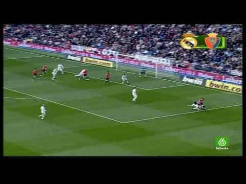 R. Madrid 3-1 Osasuna Liga BBVA 08/09. Jornada 19