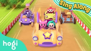 🏎 Race with Wonderville Friends! | Sing Along with Hogi | Nursery Rhymes | Pinkfong &amp; Hogi