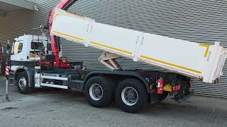 Camion-benne Mercedes-Benz Axor 2633 6x4 Fassi F135A à vendre - Image 4 | Autoline CI Camion-benne Mercedes-Benz Axor 2633 6x4 Fassi F135A | Image 4 - Autoline