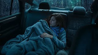 Relaxing Thunderstorm on Car Roof in the Middle of the Forest | Sleep Deeply All Night Long