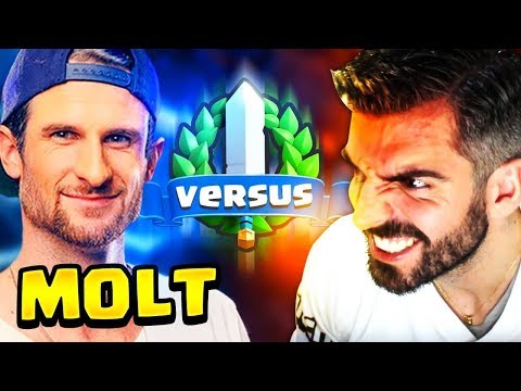 JOGUEI CONTRA UM DOS MAIORES YOUTUBERS DE CLASH ROYALE DO MUNDO!