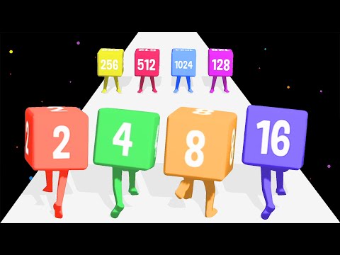 2048 Runner - 2048 Cube Merge 3D