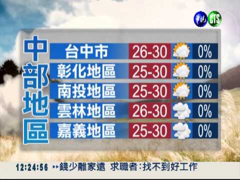 2012.10.21 華視午間氣象 莊雨潔主播