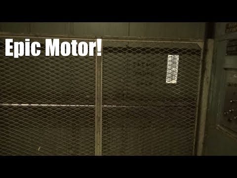 (Epic Motor) Vintage Otis Freight Hydraulic Elevator @ Rosedale Mall, Roseville, MN
