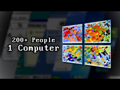 200 People Try to Install Windows At The Same Time