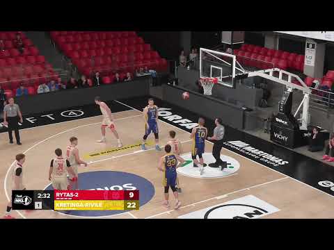 NKL league. BC "Rytas 2"  74 vs 92 BC "Kretinga". 27/02/2025