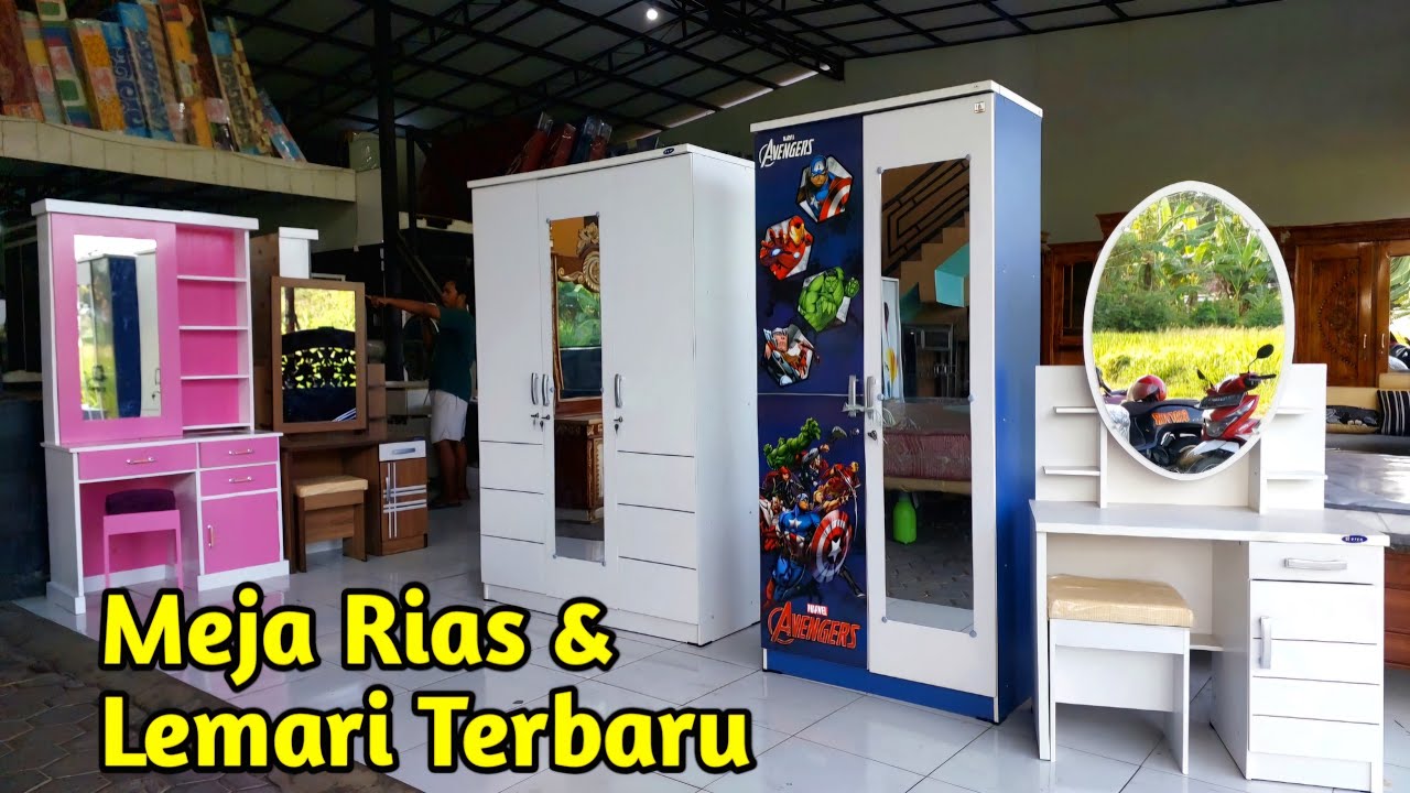 Meja Rias Minimalis Lampu Dan Harga Meja Rias !! Meja Rias Minimalis Sliding || Rian mebel Terbaru