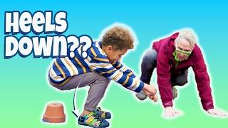Struggling to Keep Heels Down? Try This Low Sit-to-Stand | Toe Walking #42 🦶🏾