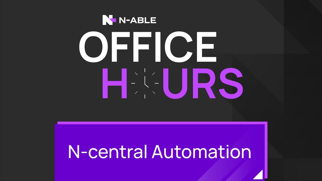 N-central Automation Q&A: How do I access data from custom properties and database data warehouse?