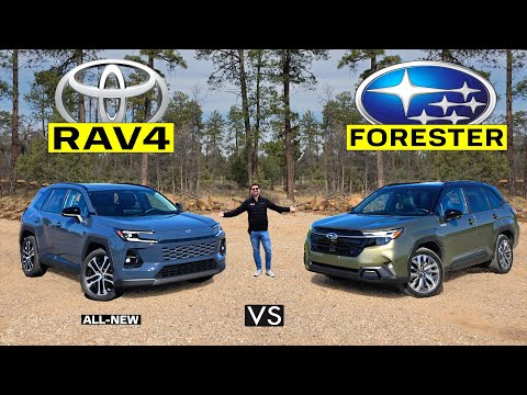 JAPANESE HEAVYWEIGHTS! -- 2026 Toyota RAV4 vs. Subaru Forester: Comparison