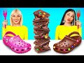 Chocolate VS Real Food Challenge | Expensive VS Cheap Decorating Ideas by RATATA POWER