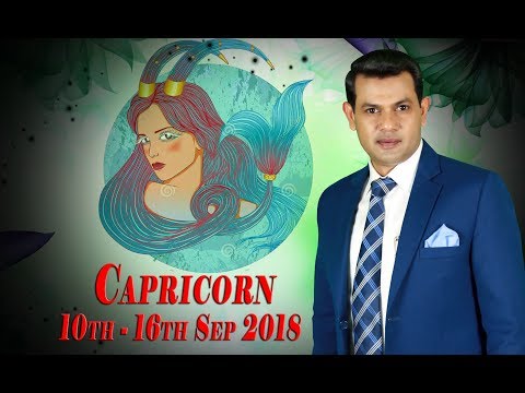 Capricorn Weekly Horoscope from Monday 10th to Sunday 16th September 2018