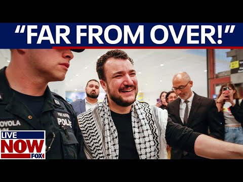 Video | Activist Mahmoud Khalil returns home after 100+ days in ICE detention