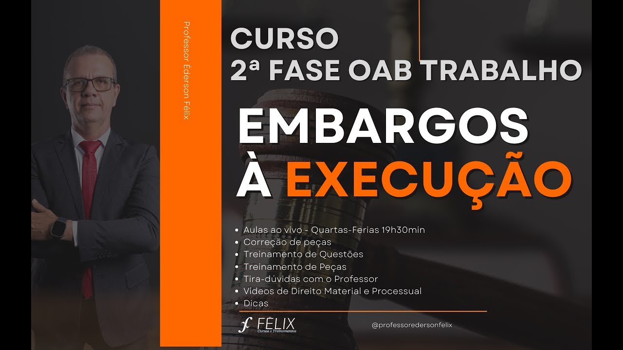 2 fase oab Trabalho - Embargos à Execução.