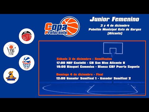NBF Castelló - Bàsquet COMENIUS -  FINAL COPA JÚNIOR FEMENINO PREFERENTE