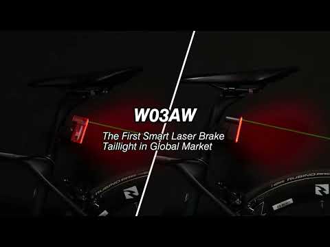 GACIRON W03AW! The First Smart Laser Brake Taillight in Global Market.#gaciron #roadbike #cycling