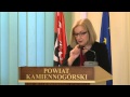 Sprawozdanie zarządu - starosta Ewa Kocemba