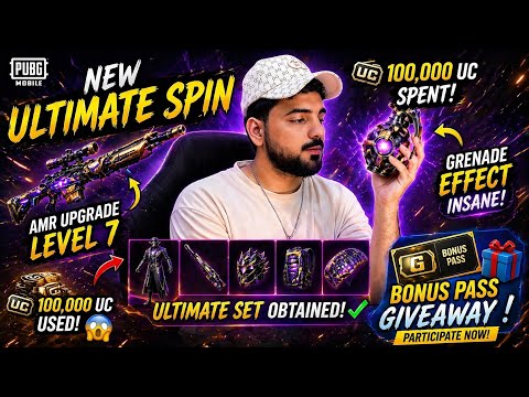 New Ultimate Spin Opening 100k UC + Bonus Pass Giveaway