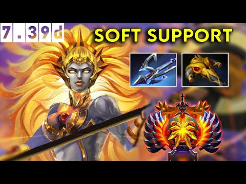 Dawnbreaker Immortal Soft Support - Dota 2 Patch 7.39d Pro Pub Gameplay