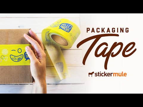 Custom packaging tape – Sticker Mule