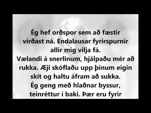 Siggi Lauf - LA týpan ft. Benjamín Þór - MEÐ TEXTA