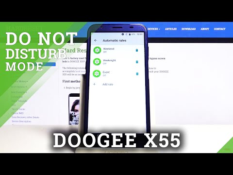 How to Activate DND Mode in DOOGEE X55 – Do Not Disturb Mode
