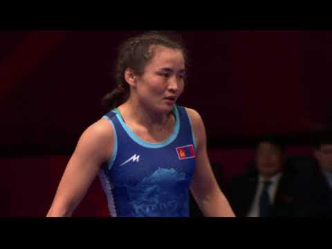 BRONZE WW - 59 kg: P. AINPHEN (THA) v. S. BAATARJAV (MGL)