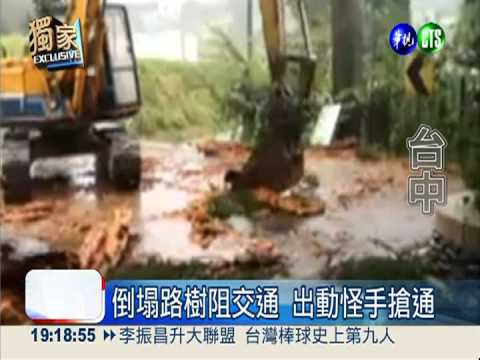 風景區變災區! 湖心亭船隻翻肚