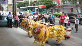 preview picture of video 'Lion dance performance at 新竹 台灣 Tyre Plus Grand Opening'