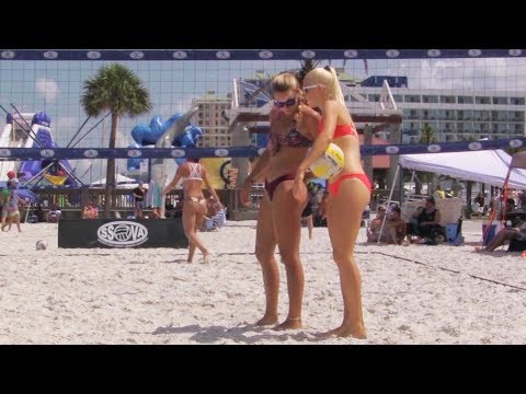 BEACH VOLLEYBALL | Women's Amateur Divisions | Best Moments By Drone | Clearwater Beach FL 2019 Video