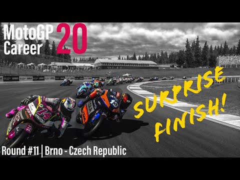 MotoGP 20 | Managerial Career Mode Part 11 | Surprise Finish! | (XboxOneX) | Gameplay