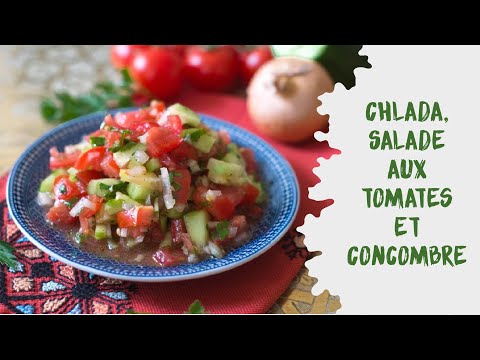 , title : 'Chlada, la salade de tomates et concombres à la marocaine (INCONTOURNABLE)'