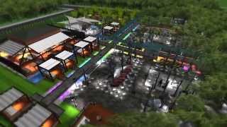 Modern Peyzaj - Beylikdüzü - Nil Cafe Garden  ( 3 Boyutlu Peyzaj Tasar
