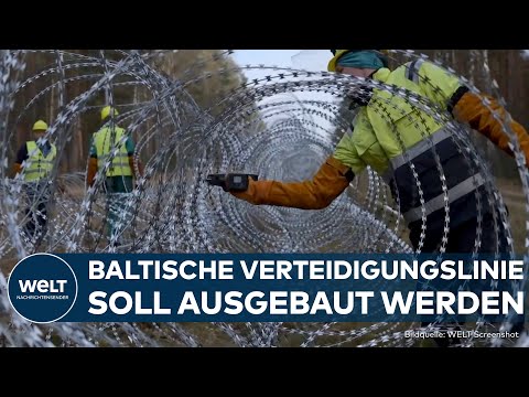 Video Thumbnail: KRIEG IN DER UKRAINE: Baltische Staaten wollen Grenze zu Russland mit Bunkern sichern