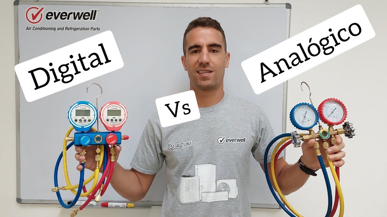 Ventajas de usar un manómetro digital para trabajar  refrigeración.