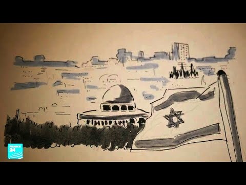 فيديو غرافيك رسوم تروي تاريخ النكبة الفلسطينية